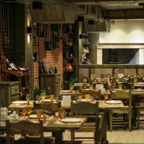 Degusto Food Studio՝ ռեստորանի ներքին տարածք, ջերմ մթնոլորտ